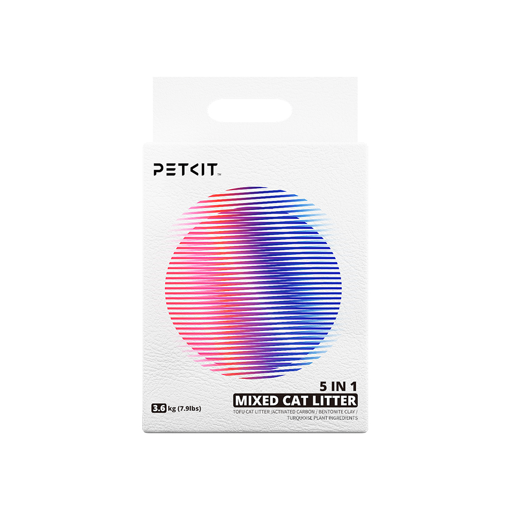 PETKIT 5-In-1 Active Carbon Mixed Tofu Litter - 7L